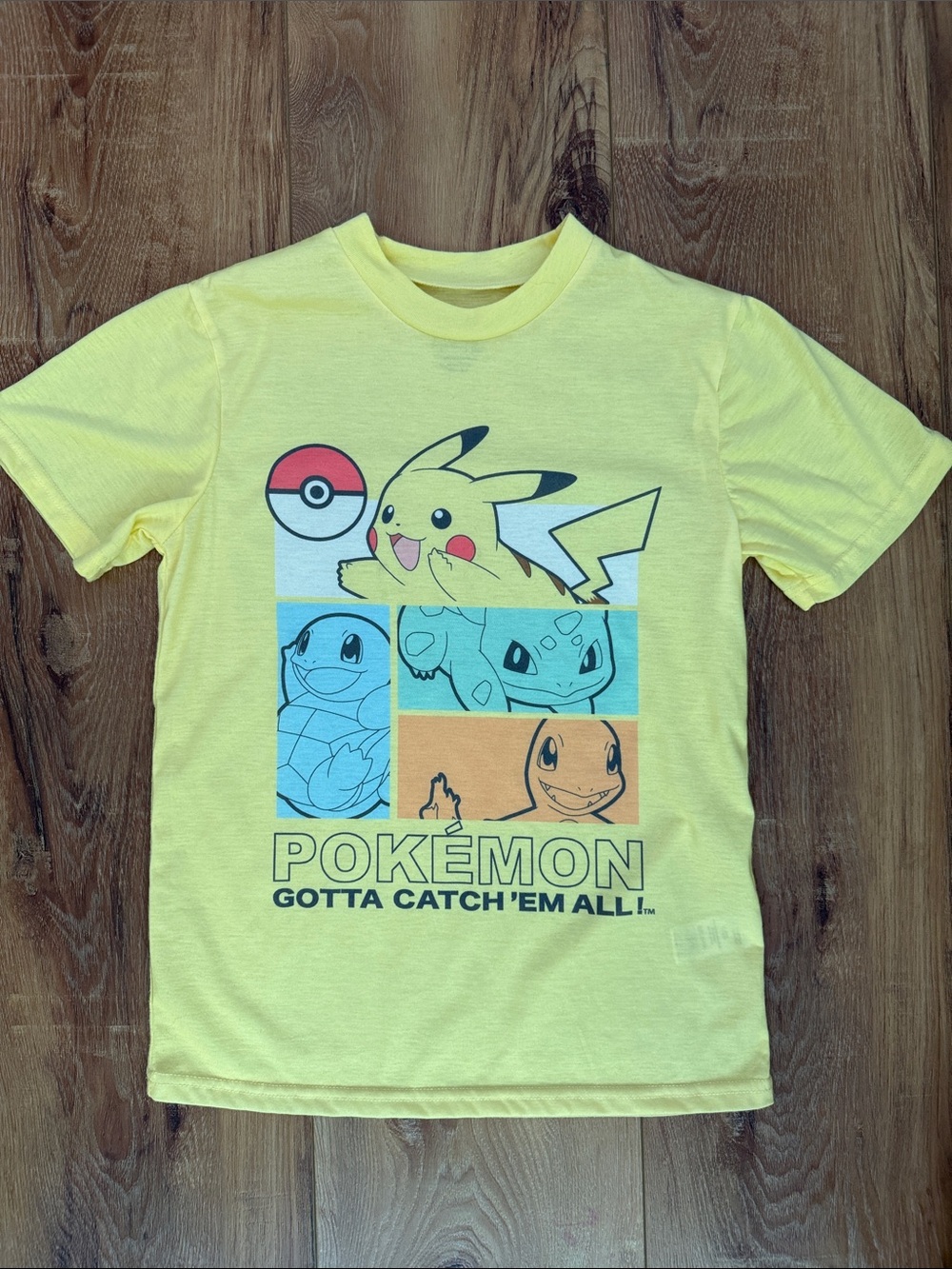 Pokémon Pikachu Yellow Kids Graphic Tee